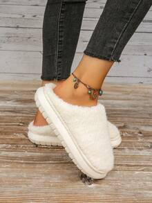 女士家用拖鞋 - 米色 - 查看 2