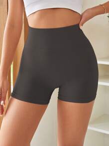 SHEIN Sport Studio Wide Waistband Sports Shorts Legging ShortsWomen Sweat Short, Gym Short, Biker Short