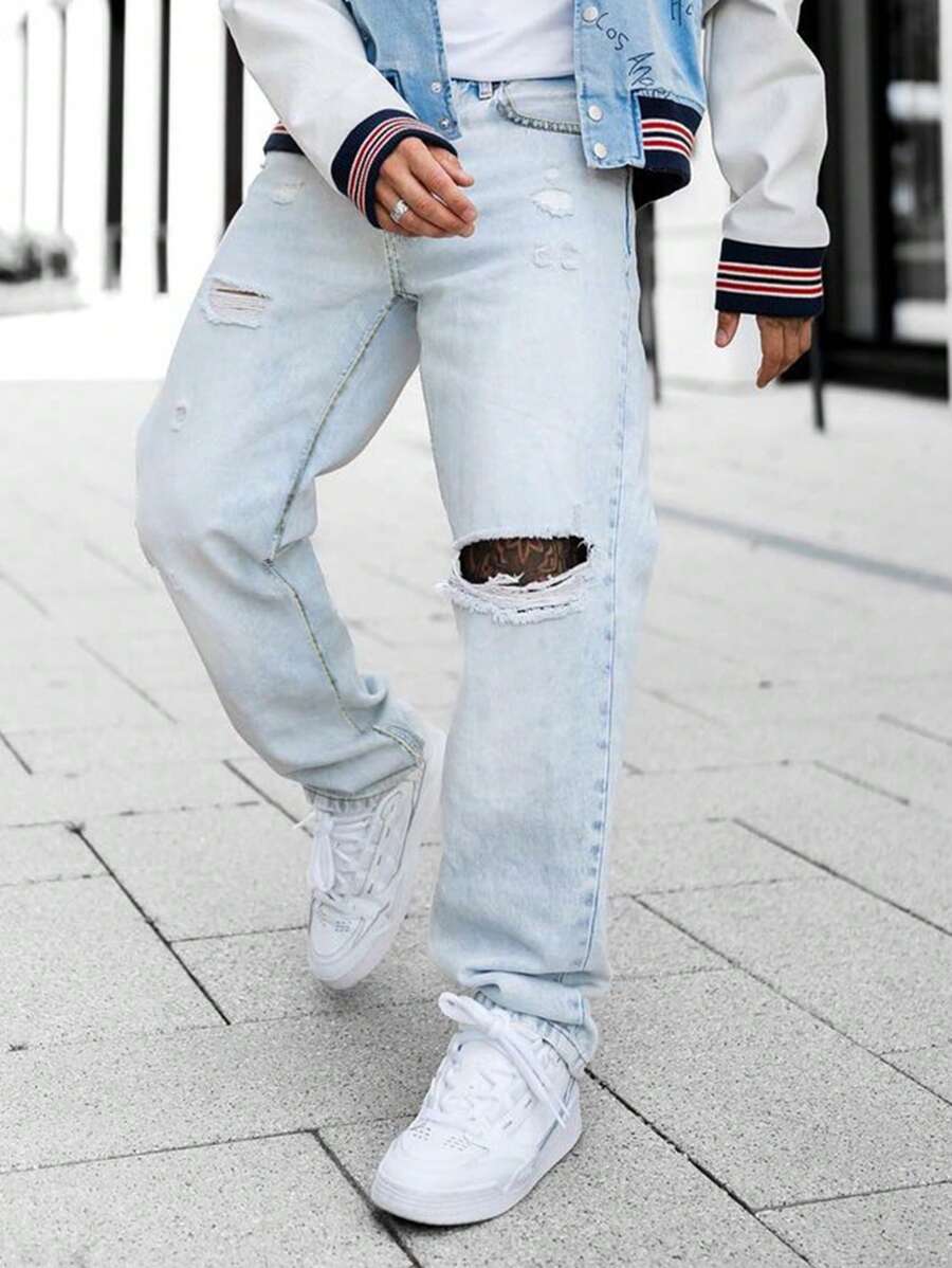 Jeans para hombre - Lavado ligero - Ver 1