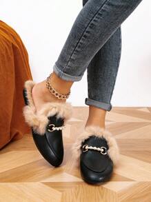 女式平底鞋 - 黑色 - 查看 4