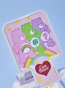SHEIN X Care Bears Pink Heart Bear Shaped Foldable Mobile Phone Holder - Pink - View 4