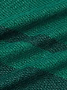 Manfinity BRENVOR Men Striped Pattern Colorblock Sweater - Multicolor - View 4