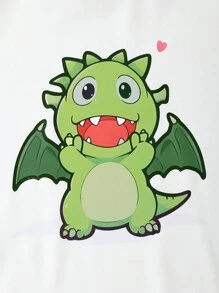 SHEIN Tween Girl 3pcs Cartoon Graphic Sweatshirt - Multicolor - View 7