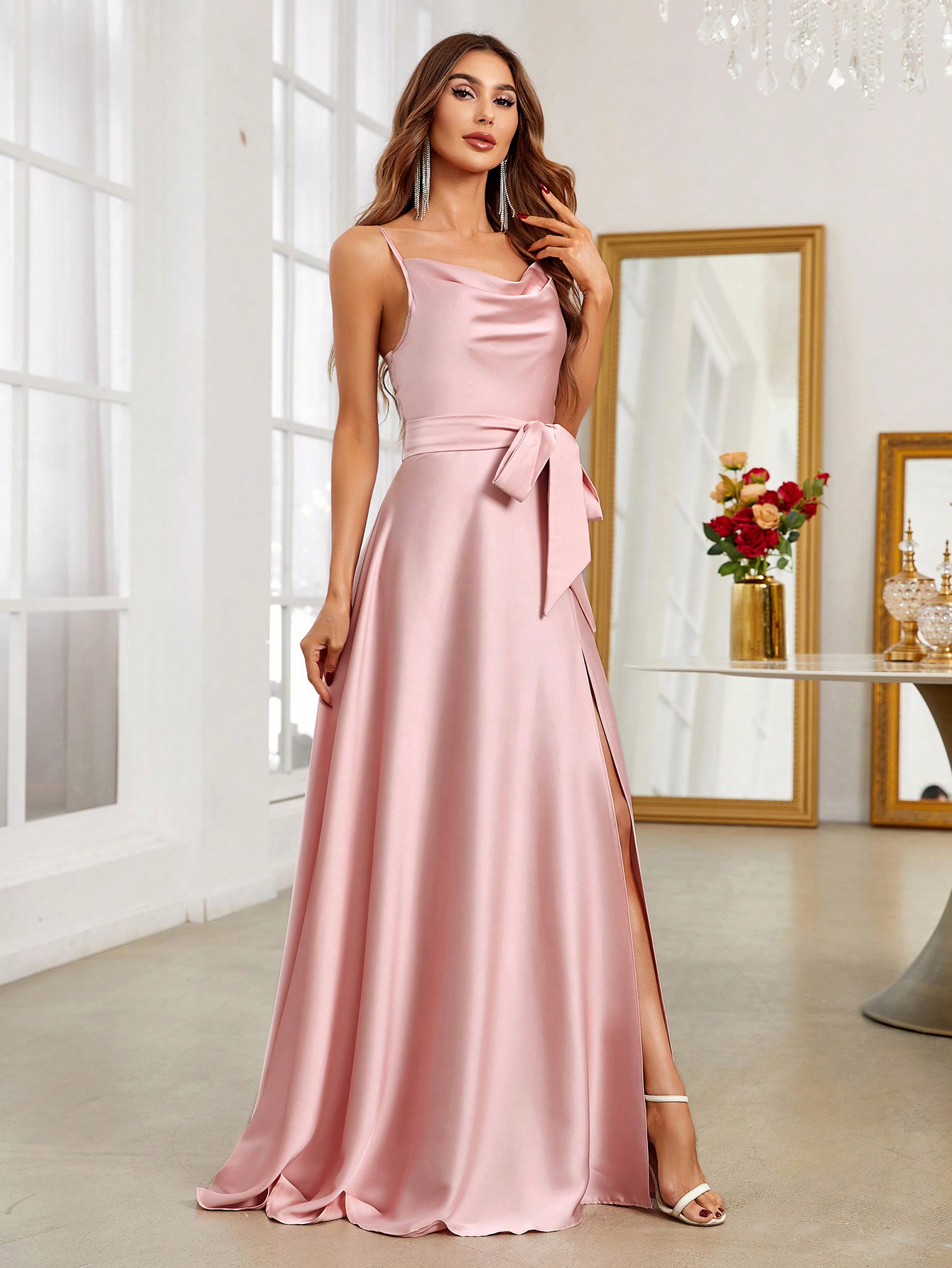 Belle Draped Bridesmaid Dress