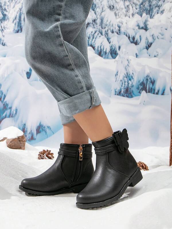 Cute Princessstyle Trendy Girls' Boots For Toddlers & Little Girls