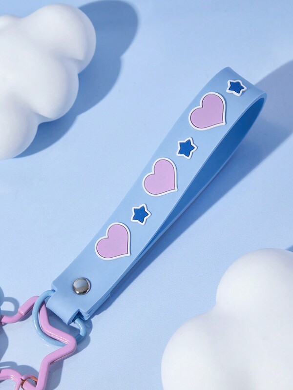 SHEIN X Care Bears Keychain bag pendant blue cute threedimensional