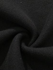 SHEIN EZwear 字母圖案加絨內裏運動衫和短褲