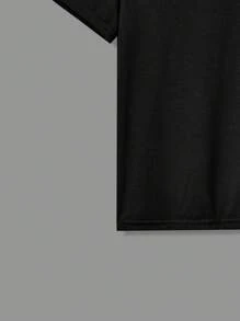 SHEIN 男大童3 入組純色圓領T恤 - 藍色 - 查看 6