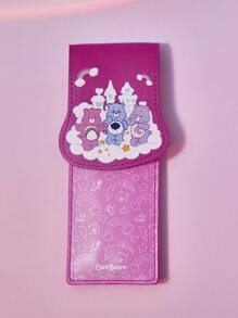 SHEIN X Care Bears 4pcs/Set Heart-Shaped Bear Eye Makeup Brushes - Multicolor - View 8