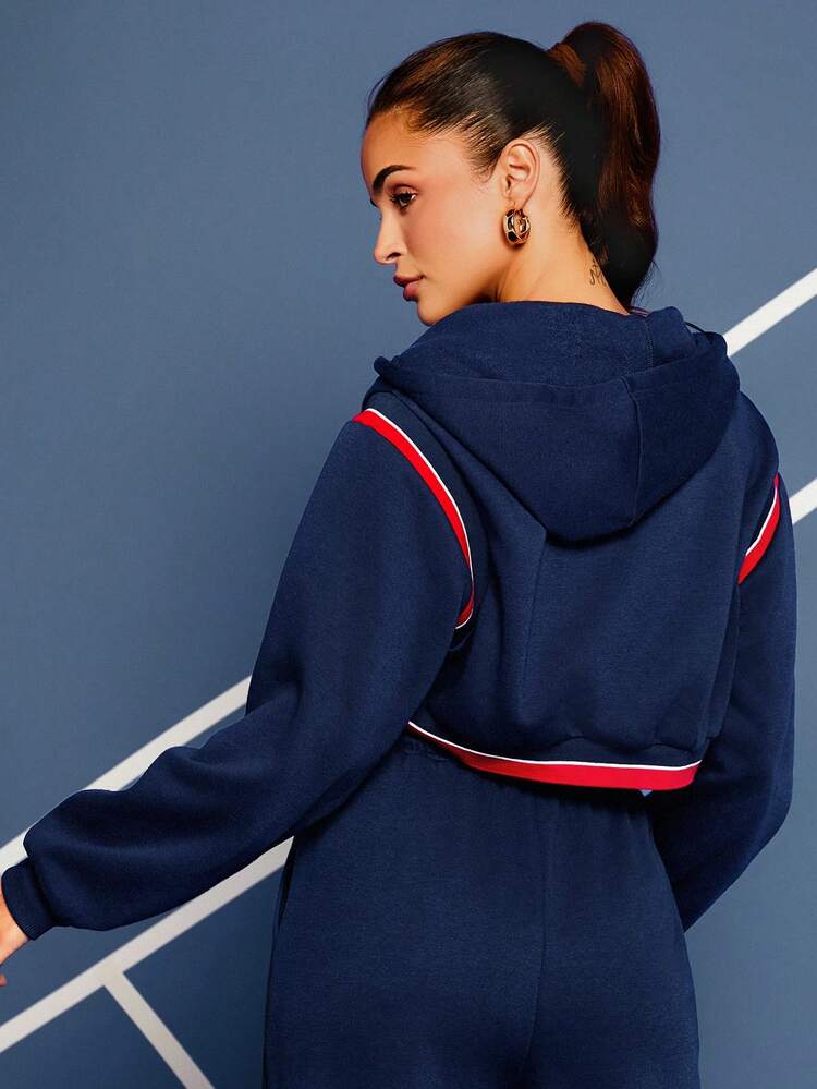 Sports Tennis Basic Thigh Highs&Outdoors With SWEATSHIRT