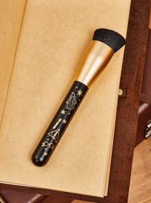 HARRY POTTER X SHEIN 1pc Harrypotter Pattern Black Foundation Brush, Gifts - Black - View 5