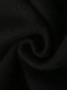 Manfinity Homme Men Plus Letter Graphic Sweatshirt - Black - View 4