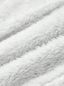 SHEIN Baby Boy Letter Tape Flap Pocket Side Thermal Lined Pants - Dusty Blue - View 5