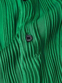 Mainfolk Kemeja Pria Plain Casual - Putih - View 5