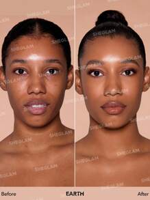 SHEGLAM Skinfinite 保濕粉底液-地球無瑕露水粉底液保濕遮瑕隱形毛孔遮瑕膏無毛孔不油膩輕盈自然柔軟液體粉底液 品牌 美容 化妝 化妝品 適合女性與女孩 完美搭配冬季春季 Y2K 時尚 流行 生日禮物 假期 派對準備就緒 最佳顏色 - Earth - 查看 4