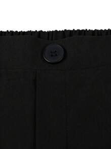 SHEIN Tween Boy Casual Single-Button School/Commute/Daily Wear Long Pants Chic Outfits For Autumn/Winter