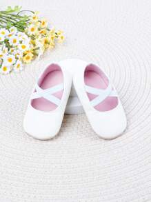 Infant/Toddler Girls' Autumn/Winter Flat Shoes, Simple & Comfortable White - White - View 2