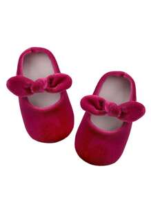 Giày tập đi đế mềm chống trượt thoáng khí cho bé 0-1 tuổi - Đỏ - Xem 3