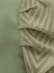 SHEIN Clasi Blusa con mangas abullonadas y lazada, blusas de manga corta - verde menta - Ver 7