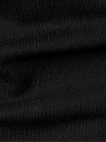 Manfinity Homme Men Gingham Print Polo Shirt - Black - View 5