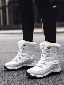 Botas de nieve para mujer - Blanco - Ver 1