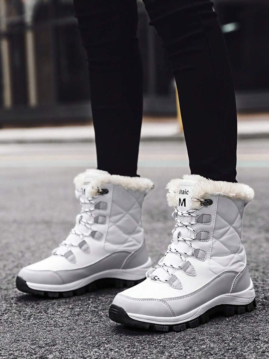 Botas de nieve para mujer - Blanco - Ver 1