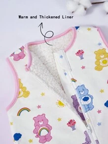 SHEIN X Care Bears 嬰兒厚冬天睡袋, - 彩色 - 查看 3