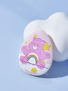 SHEIN X Care Bears 4pcs/Set Heart-Shaped Bear Makeup Puff - Multicolor - View 7