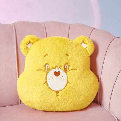 SHEIN X Care Bears Almohada de peluche con bordado de oso amarillo, regalo