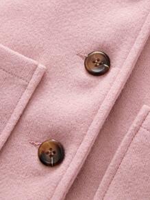 Cozy Pixies 女嬰毛茸邊雙口袋連帽外套