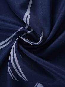 EMERY ROSE 花卉印花喇叭裙 - 藏蓝色 - 查看 3