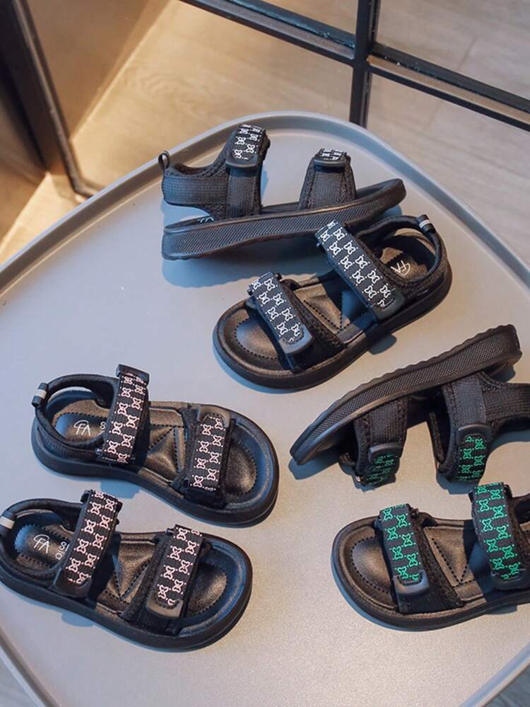 1 đôi Dép thể thao đi biển mới cho trẻ em, Giày ngoài trời chống trượt cho học sinh dành cho bé trai và bé gái - Hồng - Xem 4