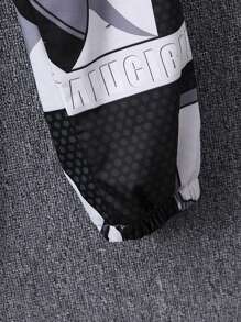 Tween Boy Polka Dot & Geo Print Elastic Waist Sweatpants - Multicolor - View 6