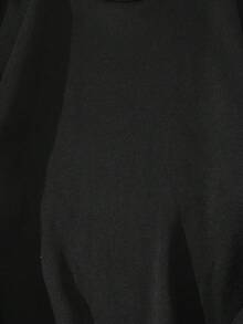 SHEIN EZwear 字母圖案加絨內裏運動衫和短褲