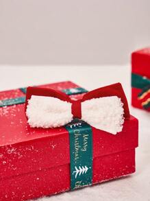 3入組白色紅色的綁結蝴蝶結設計髮夾日常裝飾 - 彩色 - 查看 7