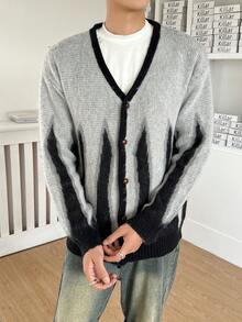 Manfinity Hypemode 男士開襟衫 - 灰色 - 查看 8