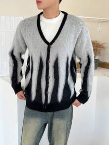 Manfinity Hypemode 男士開襟衫 - 灰色 - 查看 3