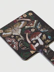 ROMWE Fairycore 1入組蘑菇圖案手持鏡子 - 彩色 - 查看 4