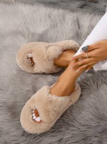 Zapatillas de casa de mujeres - Albaricoque - Ver 3