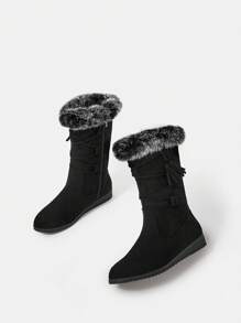 雪地靴 - 黑色 - 查看 1