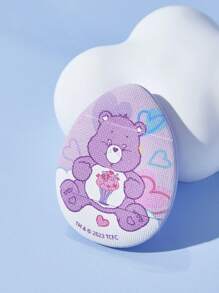 SHEIN X Care Bears 4pcs/Set Heart-Shaped Bear Makeup Puff - Multicolor - View 9