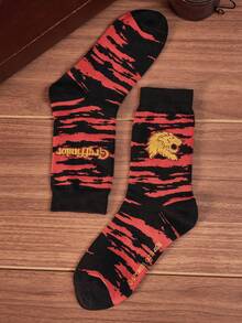 HARRY POTTER X SHEIN 女性長款襪子2,濃烈香調,舒服的,合適的適用於日常穿著 - 彩色 - 查看 6