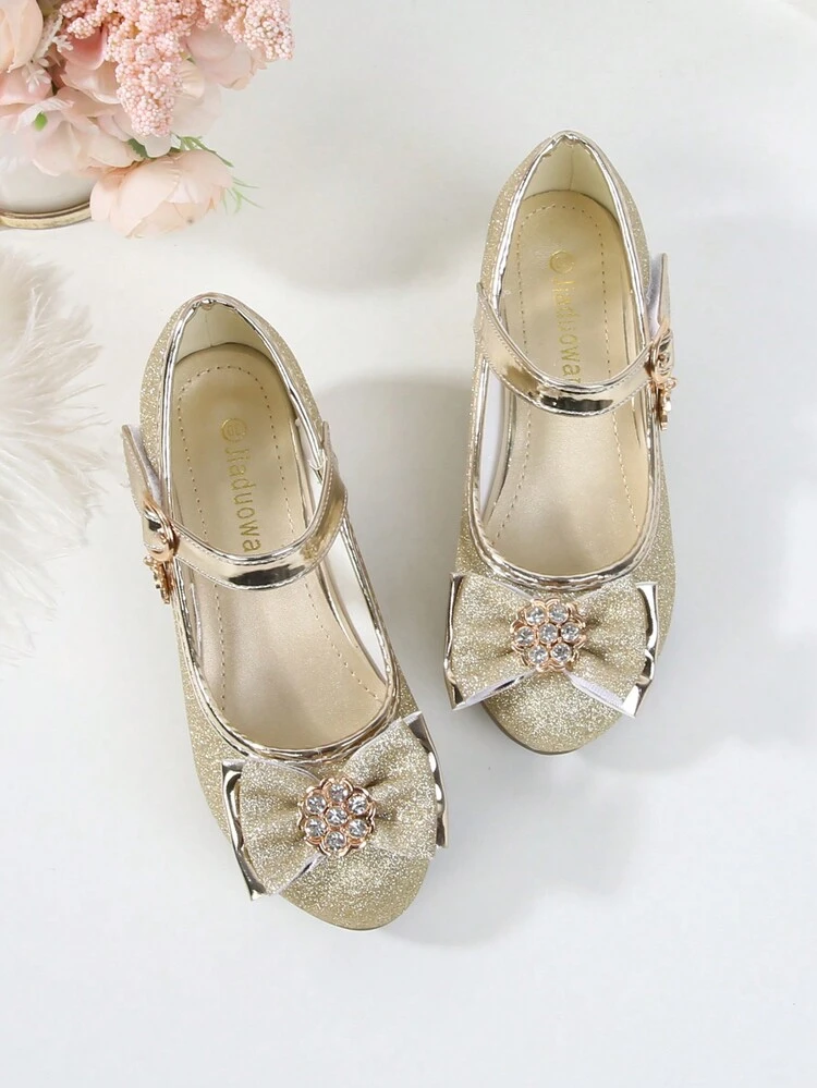 Scarpe Mary Jane Per Bambine Scarpe Glitter Bimba Scarpe Mary Jane Con Tacco Per Bambina EIGHT Mary Jane Glitter Per Principesse