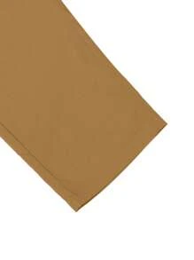 Manfinity Homme Men Solid Slant Pocket Drawstring Waist Pants, For Fall - Bronze - View 4