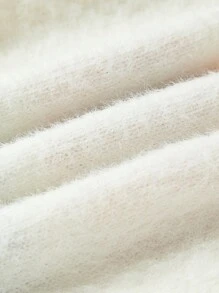Bébé Fille Pull En Tricot Motif Ours Duveteux