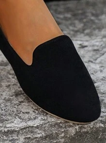 Zapatos planos de mujeres - Negro - Ver 3