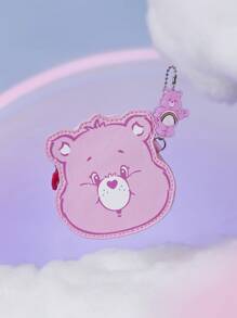 SHEIN X Care Bears 1pc Cute Cartoon Bear Pattern Pink Coin Purse,Cheer Bear,Gifts - Pink - View 2