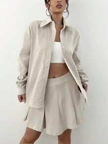 SHEIN Unity Women Two-piece Outfits - Aprikot - View 1