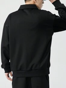 男士兩件套 - 黑色 - 查看 2