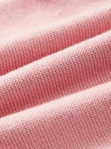 Cozy Pixies Baby Girl Ruffle Trim Ribbed Knit Bodysuit - Pink - View 6